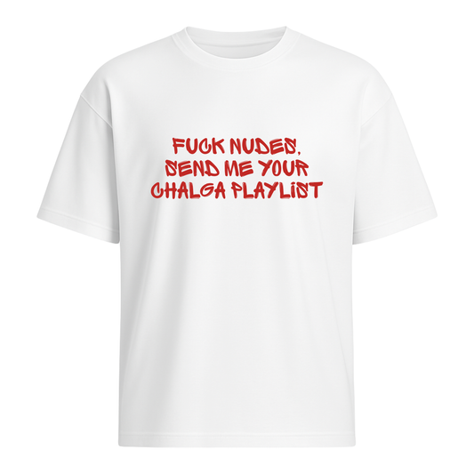 Овърсайз Tениска Fuck Nudes